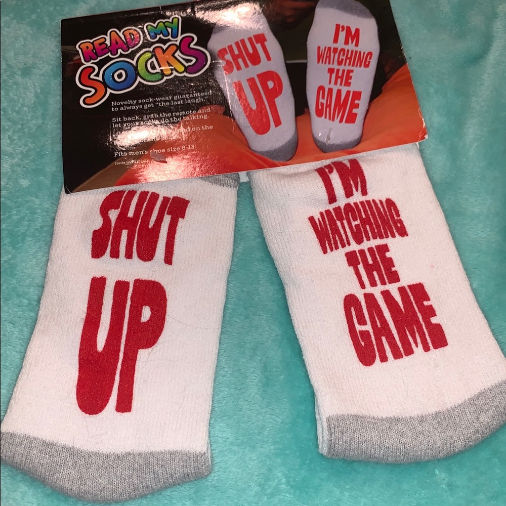 Read My Socks - Shut Up Watching Game